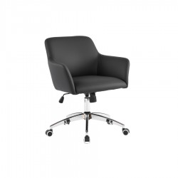 Fauteuil Guest Line PU - Noir